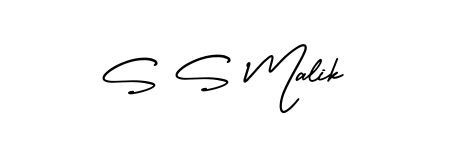 if you are searching for the best signature style for your name S S Malik. so please give up your signature search. here we have designed multiple signature styles  using AmerikaSignatureDemo-Regular. S S Malik signature style 3 images and pictures png