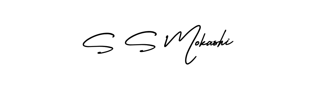 Also we have S S Mokashi name is the best signature style. Create professional handwritten signature collection using AmerikaSignatureDemo-Regular autograph style. S S Mokashi signature style 3 images and pictures png