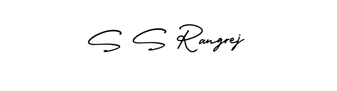 Also we have S S Rangrej name is the best signature style. Create professional handwritten signature collection using AmerikaSignatureDemo-Regular autograph style. S S Rangrej signature style 3 images and pictures png