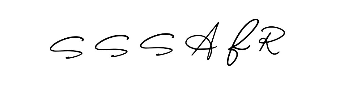 The best way (AmerikaSignatureDemo-Regular) to make a short signature is to pick only two or three words in your name. The name S S S A F R include a total of six letters. For converting this name. S S S A F R signature style 3 images and pictures png