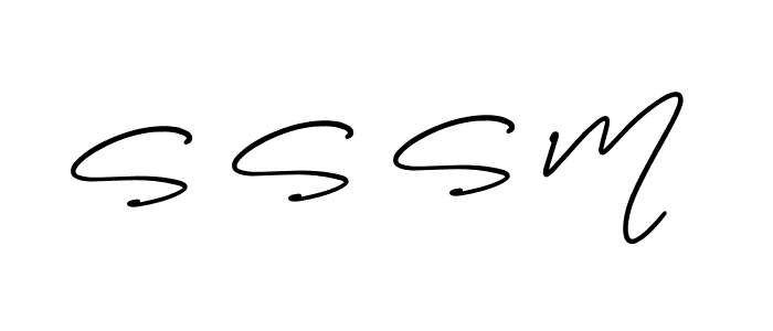 How to make S S S M signature? AmerikaSignatureDemo-Regular is a professional autograph style. Create handwritten signature for S S S M name. S S S M signature style 3 images and pictures png