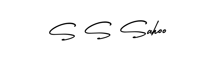 Similarly AmerikaSignatureDemo-Regular is the best handwritten signature design. Signature creator online .You can use it as an online autograph creator for name S S Sahoo. S S Sahoo signature style 3 images and pictures png