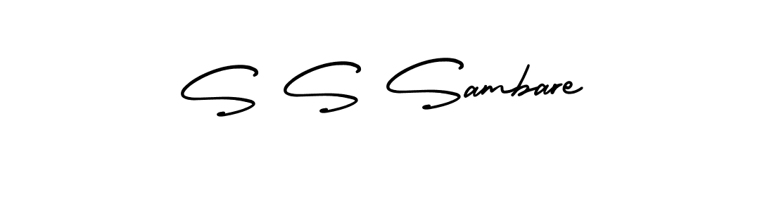 It looks lik you need a new signature style for name S S Sambare. Design unique handwritten (AmerikaSignatureDemo-Regular) signature with our free signature maker in just a few clicks. S S Sambare signature style 3 images and pictures png