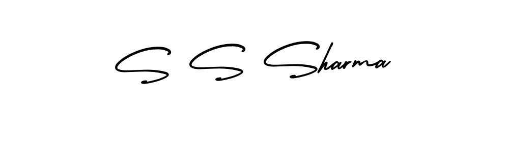 This is the best signature style for the S S Sharma name. Also you like these signature font (AmerikaSignatureDemo-Regular). Mix name signature. S S Sharma signature style 3 images and pictures png