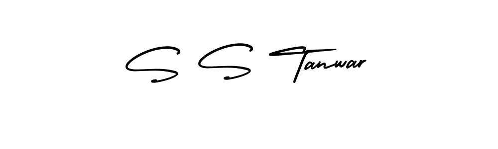 S S Tanwar stylish signature style. Best Handwritten Sign (AmerikaSignatureDemo-Regular) for my name. Handwritten Signature Collection Ideas for my name S S Tanwar. S S Tanwar signature style 3 images and pictures png