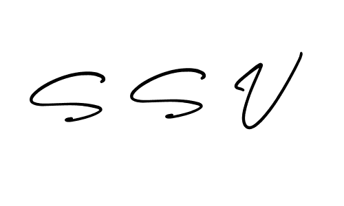 Create a beautiful signature design for name S S V. With this signature (AmerikaSignatureDemo-Regular) fonts, you can make a handwritten signature for free. S S V signature style 3 images and pictures png