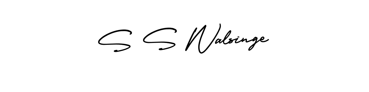 It looks lik you need a new signature style for name S S Walsinge. Design unique handwritten (AmerikaSignatureDemo-Regular) signature with our free signature maker in just a few clicks. S S Walsinge signature style 3 images and pictures png