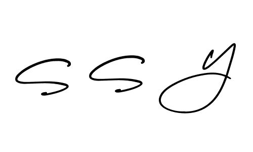 Also You can easily find your signature by using the search form. We will create S S Y name handwritten signature images for you free of cost using AmerikaSignatureDemo-Regular sign style. S S Y signature style 3 images and pictures png