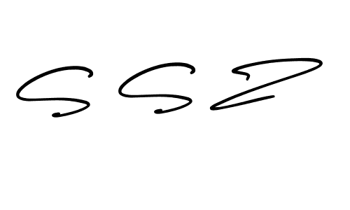 if you are searching for the best signature style for your name S S Z. so please give up your signature search. here we have designed multiple signature styles  using AmerikaSignatureDemo-Regular. S S Z signature style 3 images and pictures png