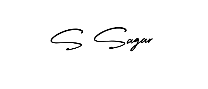 AmerikaSignatureDemo-Regular is a professional signature style that is perfect for those who want to add a touch of class to their signature. It is also a great choice for those who want to make their signature more unique. Get S Sagar name to fancy signature for free. S Sagar signature style 3 images and pictures png