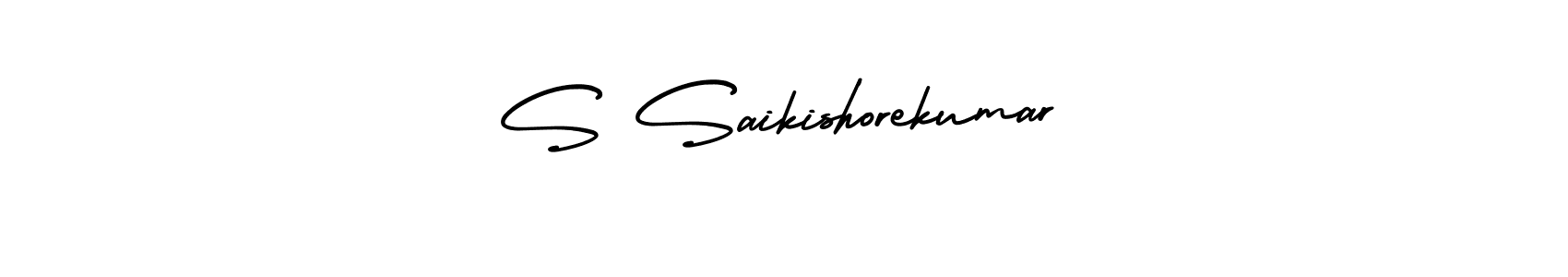 Also we have S Saikishorekumar name is the best signature style. Create professional handwritten signature collection using AmerikaSignatureDemo-Regular autograph style. S Saikishorekumar signature style 3 images and pictures png