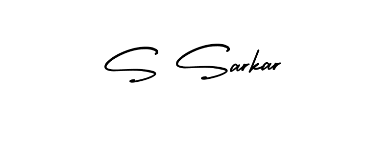 Design your own signature with our free online signature maker. With this signature software, you can create a handwritten (AmerikaSignatureDemo-Regular) signature for name S Sarkar. S Sarkar signature style 3 images and pictures png