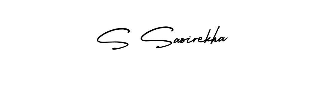 Make a beautiful signature design for name S Sasirekha. Use this online signature maker to create a handwritten signature for free. S Sasirekha signature style 3 images and pictures png