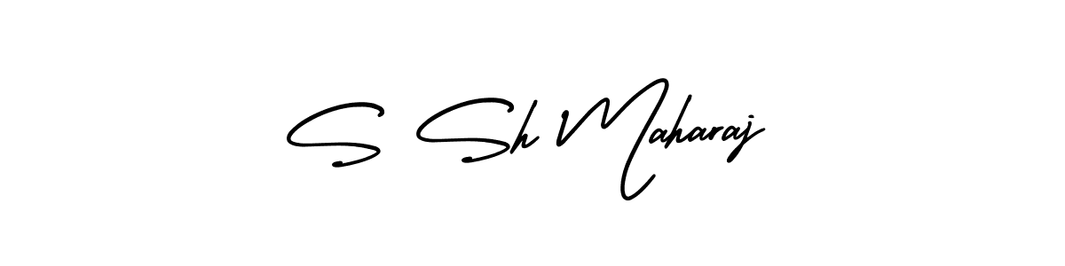 How to make S Sh Maharaj signature? AmerikaSignatureDemo-Regular is a professional autograph style. Create handwritten signature for S Sh Maharaj name. S Sh Maharaj signature style 3 images and pictures png