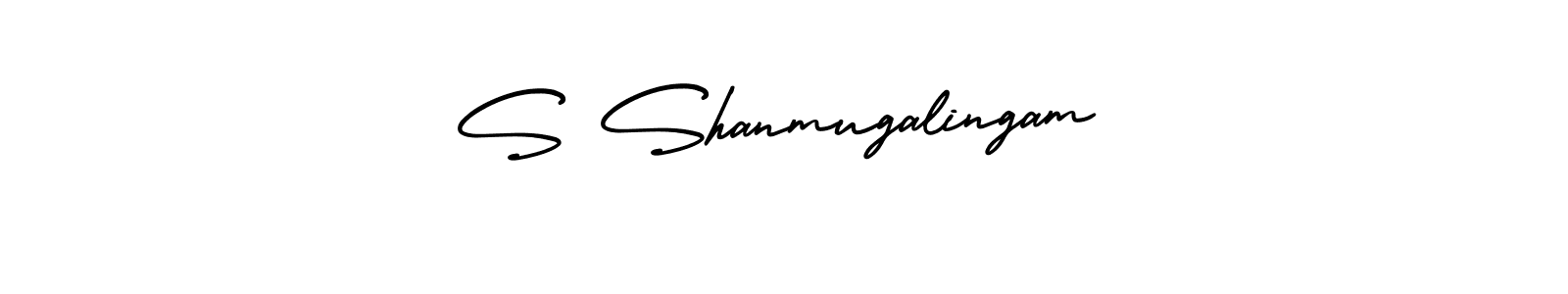 Create a beautiful signature design for name S Shanmugalingam. With this signature (AmerikaSignatureDemo-Regular) fonts, you can make a handwritten signature for free. S Shanmugalingam signature style 3 images and pictures png