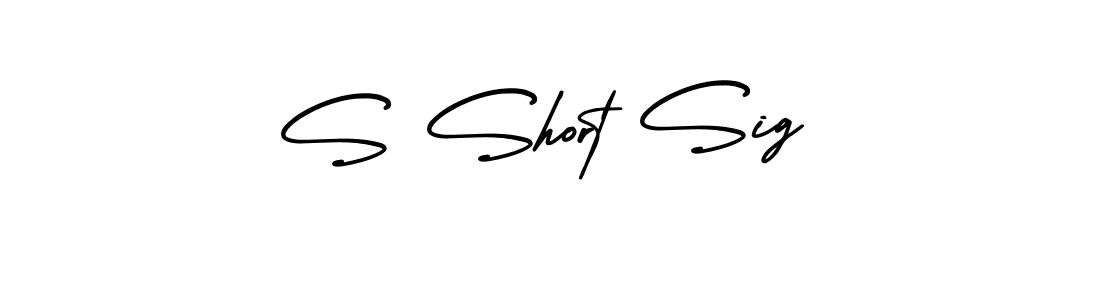 Best and Professional Signature Style for S Short Sig. AmerikaSignatureDemo-Regular Best Signature Style Collection. S Short Sig signature style 3 images and pictures png