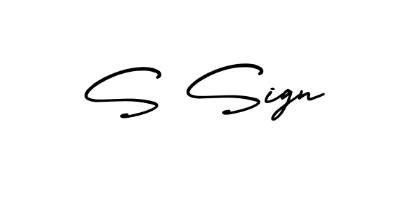 Similarly AmerikaSignatureDemo-Regular is the best handwritten signature design. Signature creator online .You can use it as an online autograph creator for name S Sign. S Sign signature style 3 images and pictures png