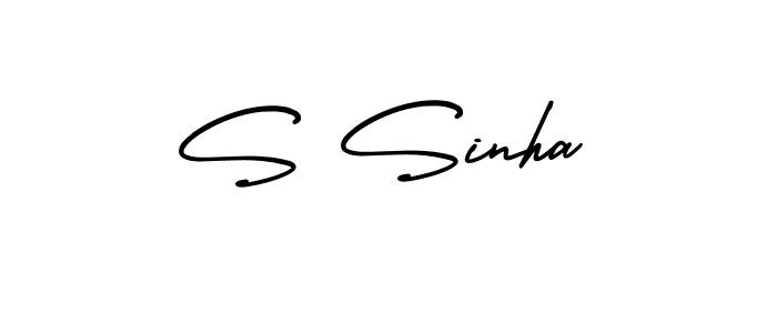 if you are searching for the best signature style for your name S Sinha. so please give up your signature search. here we have designed multiple signature styles  using AmerikaSignatureDemo-Regular. S Sinha signature style 3 images and pictures png