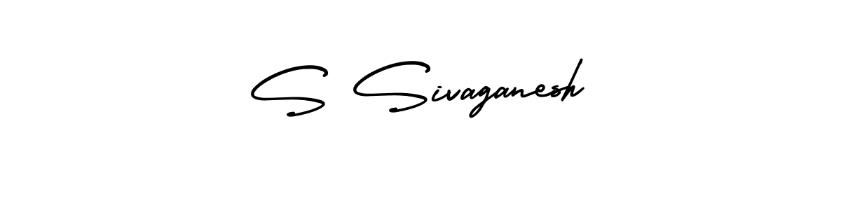 You should practise on your own different ways (AmerikaSignatureDemo-Regular) to write your name (S Sivaganesh) in signature. don't let someone else do it for you. S Sivaganesh signature style 3 images and pictures png