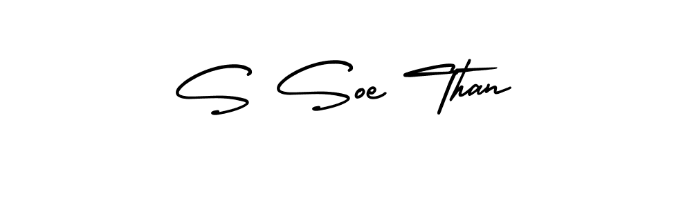 How to make S Soe Than signature? AmerikaSignatureDemo-Regular is a professional autograph style. Create handwritten signature for S Soe Than name. S Soe Than signature style 3 images and pictures png