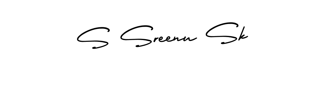 Also we have S Sreenu Sk name is the best signature style. Create professional handwritten signature collection using AmerikaSignatureDemo-Regular autograph style. S Sreenu Sk signature style 3 images and pictures png