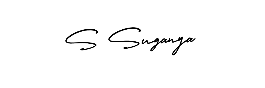 AmerikaSignatureDemo-Regular is a professional signature style that is perfect for those who want to add a touch of class to their signature. It is also a great choice for those who want to make their signature more unique. Get S Suganya name to fancy signature for free. S Suganya signature style 3 images and pictures png