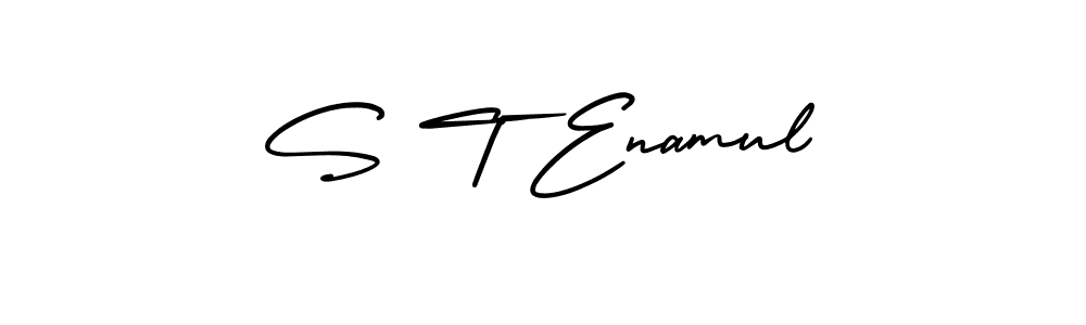 Once you've used our free online signature maker to create your best signature AmerikaSignatureDemo-Regular style, it's time to enjoy all of the benefits that S T Enamul name signing documents. S T Enamul signature style 3 images and pictures png