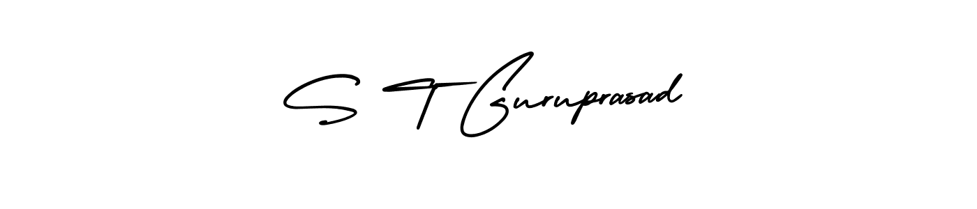 Also we have S T Guruprasad name is the best signature style. Create professional handwritten signature collection using AmerikaSignatureDemo-Regular autograph style. S T Guruprasad signature style 3 images and pictures png