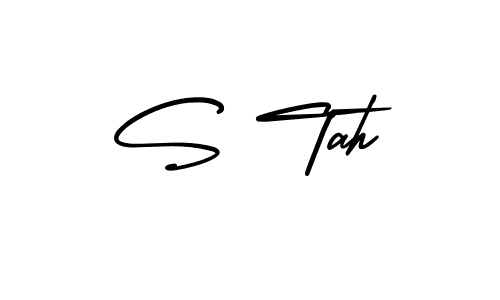 Best and Professional Signature Style for S Tah. AmerikaSignatureDemo-Regular Best Signature Style Collection. S Tah signature style 3 images and pictures png