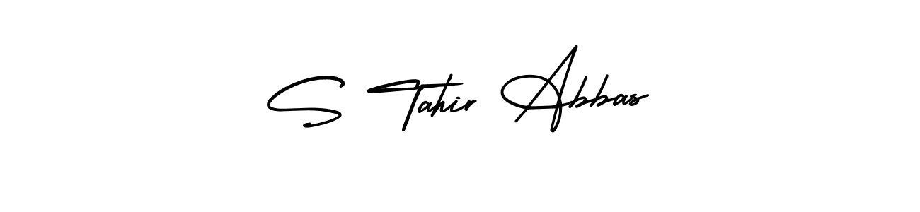 Check out images of Autograph of S Tahir Abbas name. Actor S Tahir Abbas Signature Style. AmerikaSignatureDemo-Regular is a professional sign style online. S Tahir Abbas signature style 3 images and pictures png