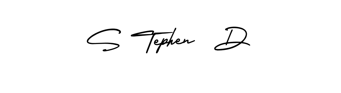 It looks lik you need a new signature style for name S Tephen  D. Design unique handwritten (AmerikaSignatureDemo-Regular) signature with our free signature maker in just a few clicks. S Tephen  D signature style 3 images and pictures png