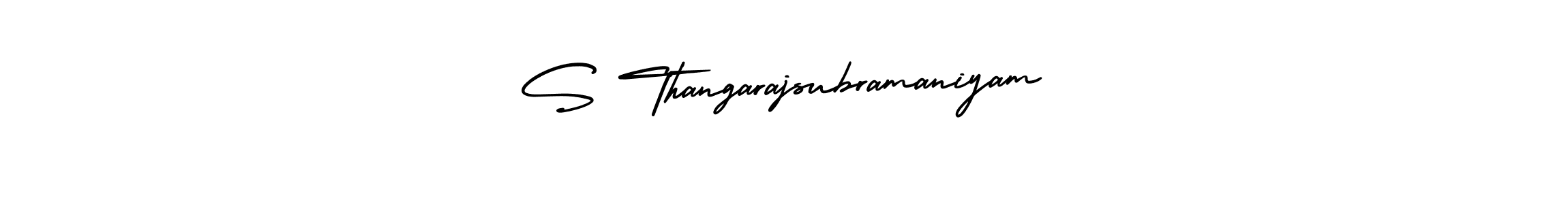 Also we have S Thangarajsubramaniyam name is the best signature style. Create professional handwritten signature collection using AmerikaSignatureDemo-Regular autograph style. S Thangarajsubramaniyam signature style 3 images and pictures png