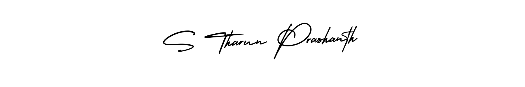 It looks lik you need a new signature style for name S Tharun Prashanth. Design unique handwritten (AmerikaSignatureDemo-Regular) signature with our free signature maker in just a few clicks. S Tharun Prashanth signature style 3 images and pictures png