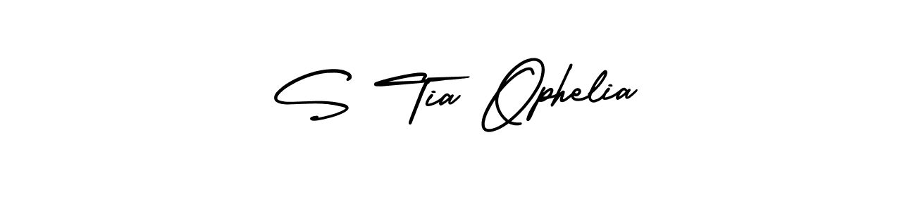 Also we have S Tia Ophelia name is the best signature style. Create professional handwritten signature collection using AmerikaSignatureDemo-Regular autograph style. S Tia Ophelia signature style 3 images and pictures png