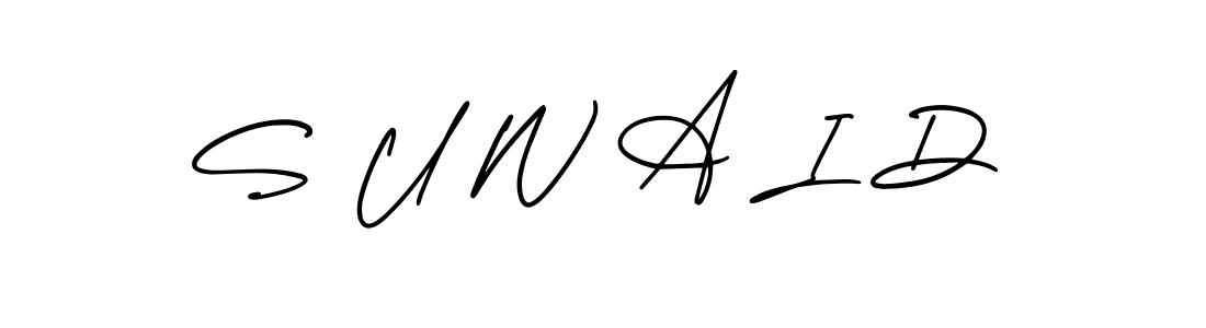 AmerikaSignatureDemo-Regular is a professional signature style that is perfect for those who want to add a touch of class to their signature. It is also a great choice for those who want to make their signature more unique. Get S U W A I D name to fancy signature for free. S U W A I D signature style 3 images and pictures png