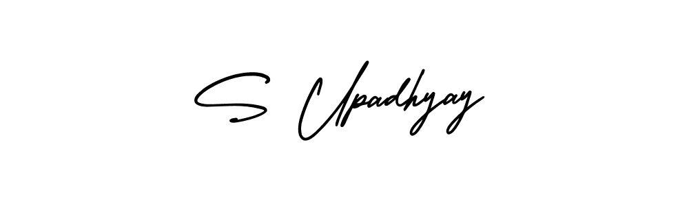 How to Draw S Upadhyay signature style? AmerikaSignatureDemo-Regular is a latest design signature styles for name S Upadhyay. S Upadhyay signature style 3 images and pictures png