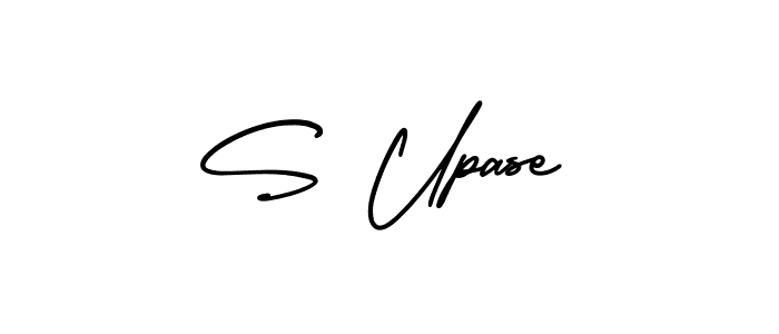 Make a beautiful signature design for name S Upase. With this signature (AmerikaSignatureDemo-Regular) style, you can create a handwritten signature for free. S Upase signature style 3 images and pictures png