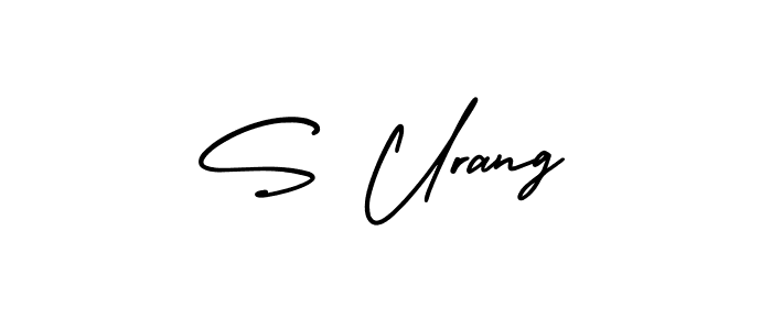 How to make S Urang signature? AmerikaSignatureDemo-Regular is a professional autograph style. Create handwritten signature for S Urang name. S Urang signature style 3 images and pictures png