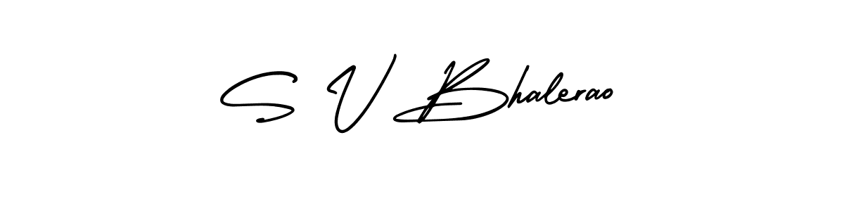 Design your own signature with our free online signature maker. With this signature software, you can create a handwritten (AmerikaSignatureDemo-Regular) signature for name S V Bhalerao. S V Bhalerao signature style 3 images and pictures png