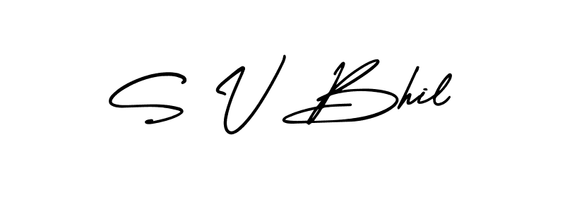 Best and Professional Signature Style for S V Bhil. AmerikaSignatureDemo-Regular Best Signature Style Collection. S V Bhil signature style 3 images and pictures png