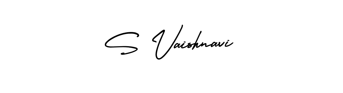 if you are searching for the best signature style for your name S Vaishnavi. so please give up your signature search. here we have designed multiple signature styles  using AmerikaSignatureDemo-Regular. S Vaishnavi signature style 3 images and pictures png