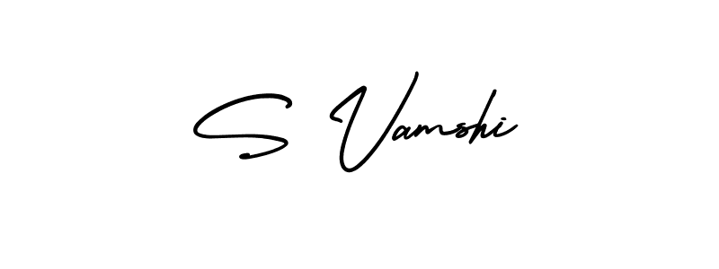 It looks lik you need a new signature style for name S Vamshi. Design unique handwritten (AmerikaSignatureDemo-Regular) signature with our free signature maker in just a few clicks. S Vamshi signature style 3 images and pictures png