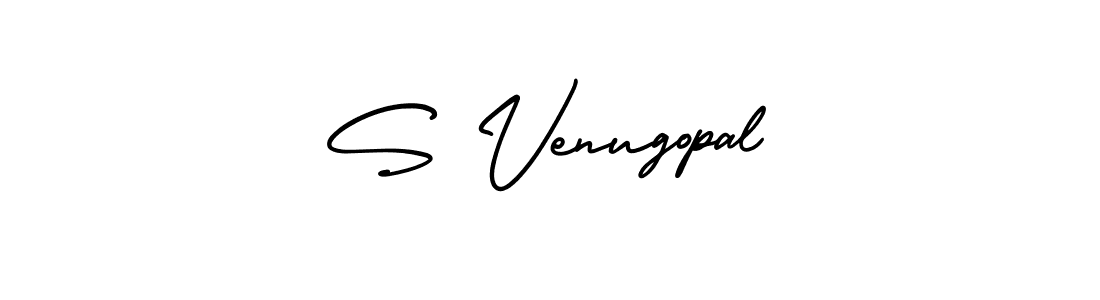 How to make S Venugopal signature? AmerikaSignatureDemo-Regular is a professional autograph style. Create handwritten signature for S Venugopal name. S Venugopal signature style 3 images and pictures png