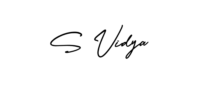 Once you've used our free online signature maker to create your best signature AmerikaSignatureDemo-Regular style, it's time to enjoy all of the benefits that S Vidya name signing documents. S Vidya signature style 3 images and pictures png