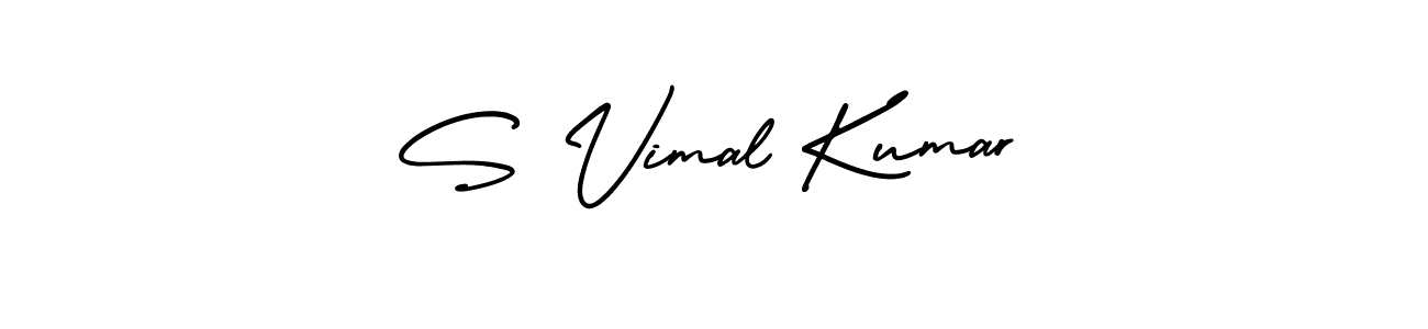 It looks lik you need a new signature style for name S Vimal Kumar. Design unique handwritten (AmerikaSignatureDemo-Regular) signature with our free signature maker in just a few clicks. S Vimal Kumar signature style 3 images and pictures png