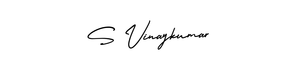 Also we have S Vinaykumar name is the best signature style. Create professional handwritten signature collection using AmerikaSignatureDemo-Regular autograph style. S Vinaykumar signature style 3 images and pictures png