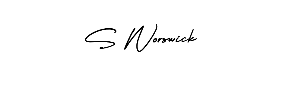 Once you've used our free online signature maker to create your best signature AmerikaSignatureDemo-Regular style, it's time to enjoy all of the benefits that S Worswick name signing documents. S Worswick signature style 3 images and pictures png