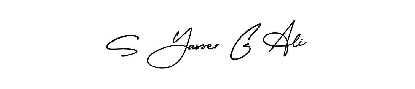 You can use this online signature creator to create a handwritten signature for the name S Yasser G Ali. This is the best online autograph maker. S Yasser G Ali signature style 3 images and pictures png