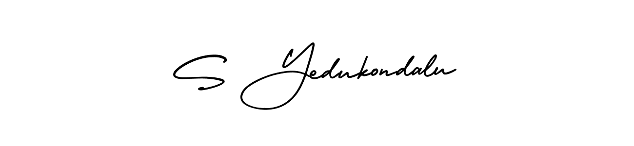 How to Draw S Yedukondalu signature style? AmerikaSignatureDemo-Regular is a latest design signature styles for name S Yedukondalu. S Yedukondalu signature style 3 images and pictures png