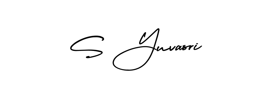 Check out images of Autograph of S Yuvasri name. Actor S Yuvasri Signature Style. AmerikaSignatureDemo-Regular is a professional sign style online. S Yuvasri signature style 3 images and pictures png